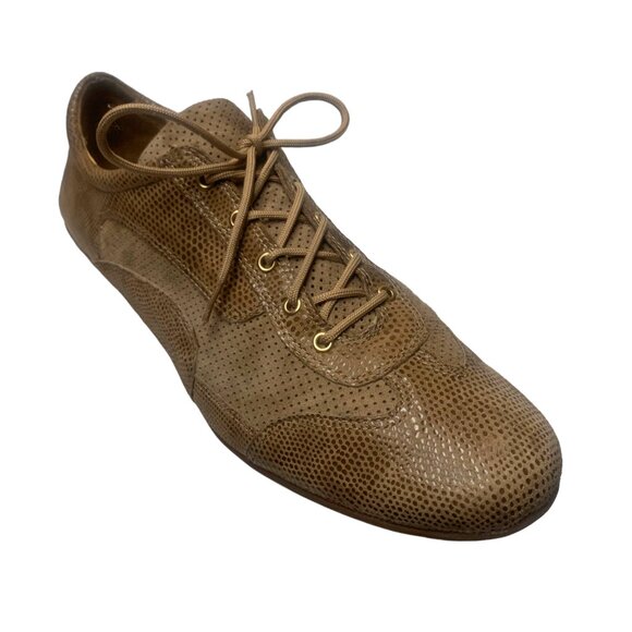 Vaneli Sport‎ Taupe Leather with Suede Fashion Sneakers - Picture 2 of 10